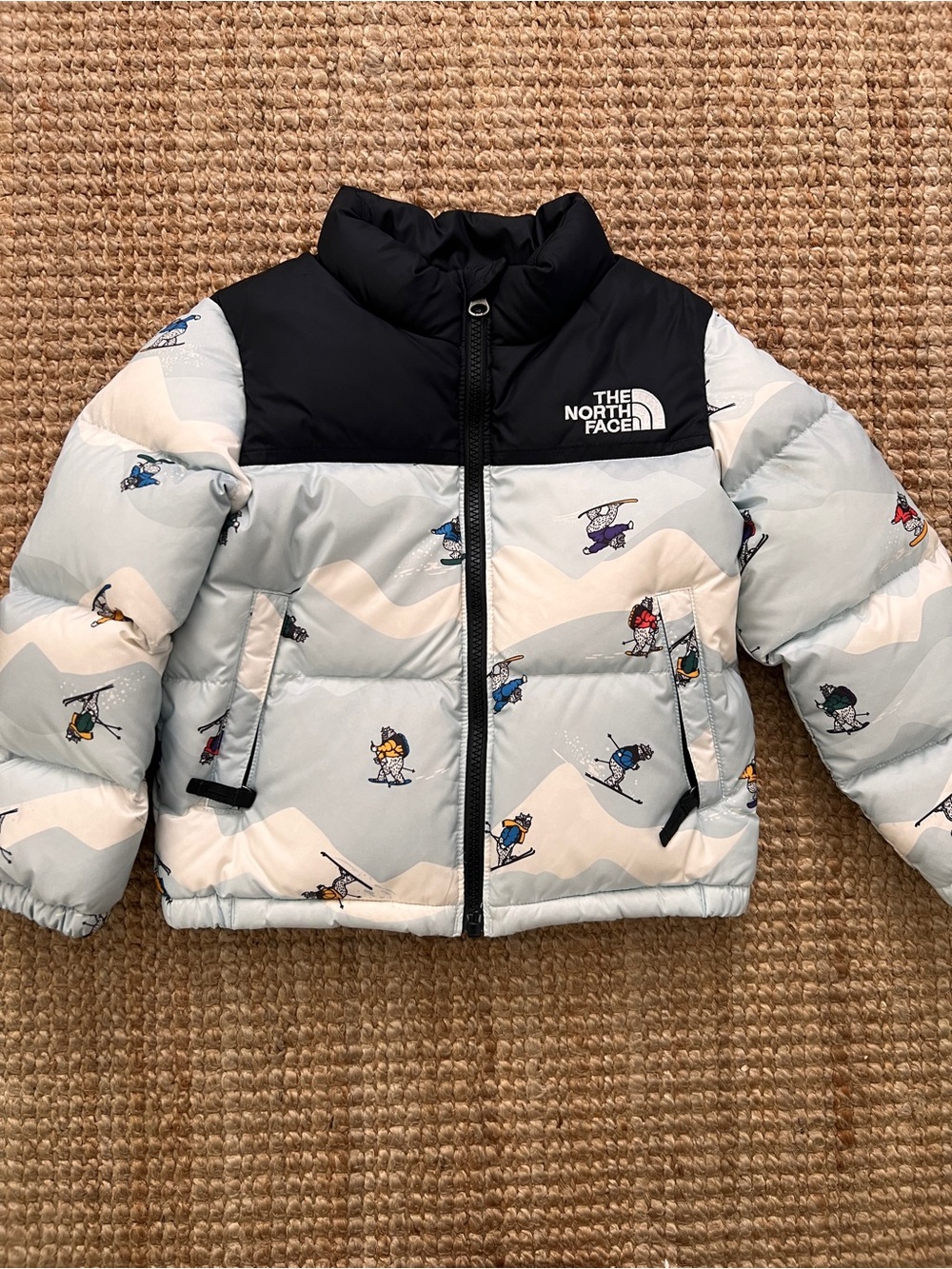 The North Face 1996 Retro Nuptse 700 Jacket - Toddler 4t little Yetis print